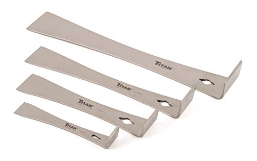 Titan 17009 4-Piece Stainless Steel Pry Bar Scraper Set - size: 4 Piece Set
