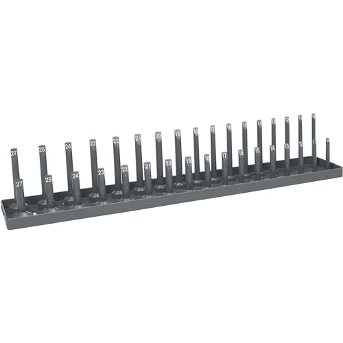 Hansen Global Regular and Deep Socket Tray - 1/2in. Metric (1202)