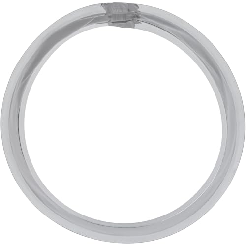 Repa Market 10" Inch Flexible Male Fit Duct Connector – Galvanized Steel Round Pipe Extender for Spiral Ducts – Vibration & Noise Reduction Coupler for HVAC Systems, Exhaust and Dryer Vent Connections - size: 10" Inch