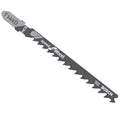 BOSCH T144D 5-Piece 4 In.6 TPI Speed for Wood T-Shank Jig Saw Blades