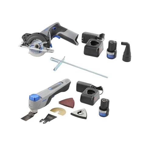 Dremel Blueprint 12V Bundle - Brushless Project Multi-Tool with Integrated Application Selector + Compact Circular Saw with Integrated Laser Guide