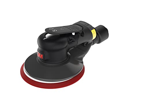 3M Xtract Pneumatic Random Orbital Sander, 88941, 5 in, Central Vacuum - size: 5 in, 3/32 in Orbit, style: Central Vacuum