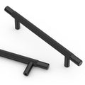 Asidrama 10 Pack 5 Inch(128mm) Matte Black Knurled Kitchen Cabinet Handles, Cabinet Pulls Kitchen Cabinet Hardware for Cupboard Drawer Pulls - color: Matte Black, size: 5" Hole Center