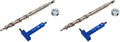Kreg KPHA308 Easy-Set Pocket Hole Drill Bit with Stop Collar & Gauge/Hex Wrench (Pack of 2) - size: 3/8" x 6" (Pack of 2)
