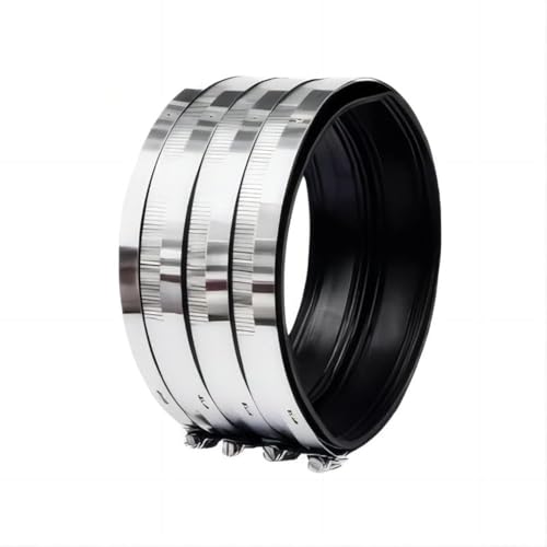 Flexible pipe Coupling with Stainless Steel Clamps.Pipe Connector for PVC and Metal Pipes (6 inch/158mm-162mm) - size: 6 inch (158-162 mm)