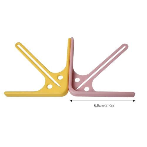 3D Printed Center Positioning Ruler - Accurate Woodworking Gauge, Circle Center Finder Tool, Easy to Use for Carpentry 2-Pack