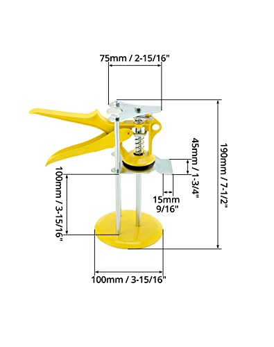 QWORK Tile Locator, Tile Leveling System, 6 Pack Wall Tile Height Regulator Locator, Adjustable Height 1-10cm, Labor Saving Arm, Heighter Leveler lift, for Building Walls Floor Doors and Cabinet