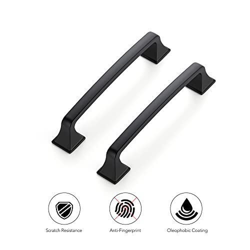 Ravinte Matte Black Cabinet Handles Cabinet Pulls, 5 Inch, 10 Pack - color: Matte Black, size: 5 Inch Hole Center