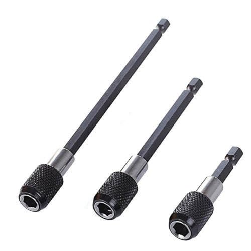 Magnetic Drill Bit Extension Set, Durable Steel Construction, Professional Tool Accessories for Home Improvement, Drill Accessories