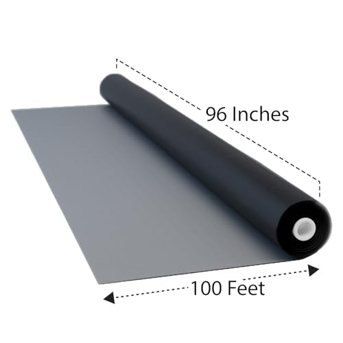 DOCAZOO Window Screen Mesh 96 in x 100 Ft - color: Charcoal, size: 96 in x 100 ft