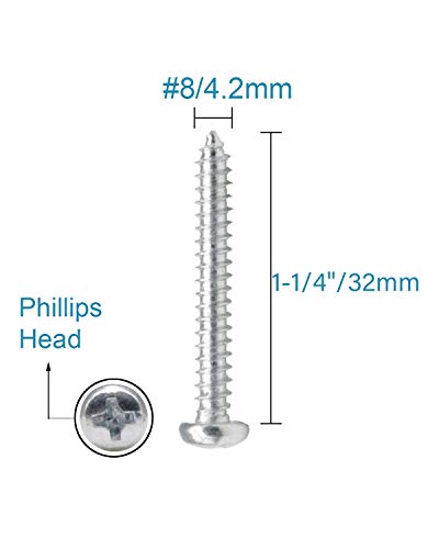 IMScrews 100pcs Plastic Self Drilling Drywall Anchors with Screws Assortment Kit, Wall Anchors Kit with 50pcs Screws/50pcs Drywall Anchors