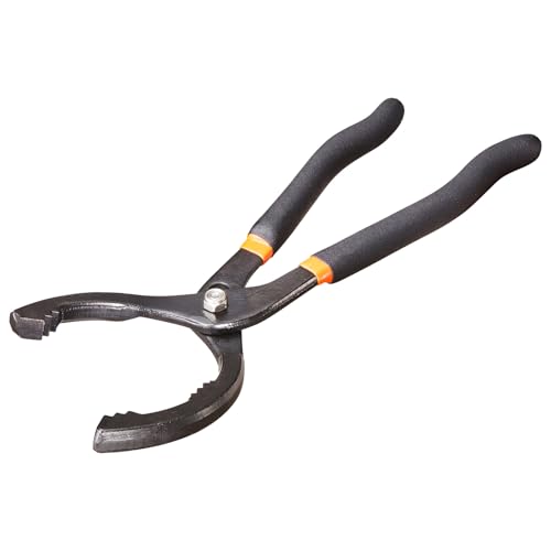 Spurtar 12'' Oil Filter Pliers Adjustable Oil Filter Wrench Universal - size: 12" Pliers: 2-1/2" - 4-1/2"