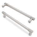10 Pack 7.5 inch(192mm) Brushed Satin Nickel Kitchen Cabinet Handles Knurled Cabinet Pulls Sliver Drawer Pulls Cabinet Hardware Kitchen Handles Drawer Pulls Dresser Handles - color: Brushed Satin Nickel, size: 7-1/2" Hole Center