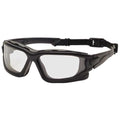 PYRAMEX I-Force Sporty Dual Pane Anti-Fog Goggle, Black Frame/Clear Anti-Fog Lens - color: Black Frame/Clear Anti-fog Lens