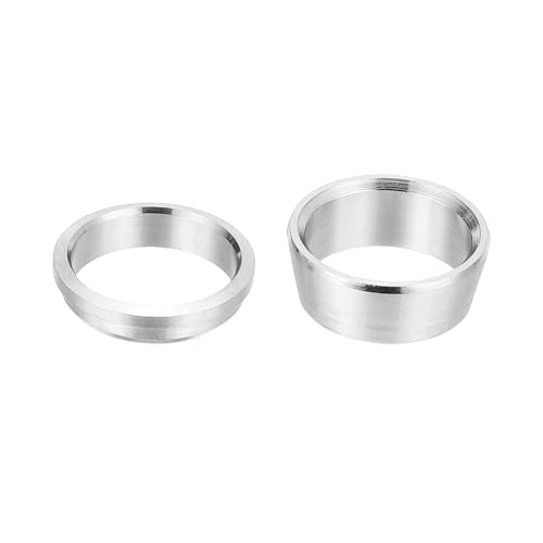 PATIKIL 1/2" Tube OD 304 Stainless Steel Compression Tube Fitting Sleeve, 20 Pack Double Ferrule Ring Tubing Fitting Assortment Kit, Silver - size: 0.5 Inch