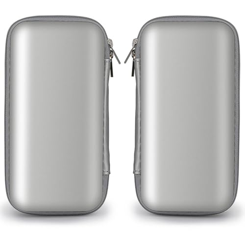 iMangoo Travel Essential Electronics Organizer Charger Case Carrying Pouch - color: Silver, size: Small