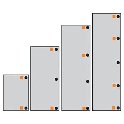 Blum 973A0500.01x20 973A Blumotion Straight Arm Full Overlay Hinge for Doors, Nickel Finish (Pack of 20)