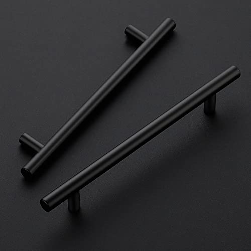 Ravinte Matte Black Cabinet Handles 8-13/16"Length,6-1/4" Hole,10 Pack - size: 8-13/16 Inch（6-1/4 Inch Hole Center）