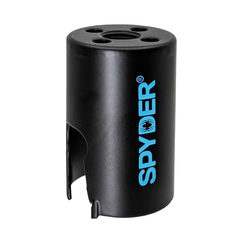Spyder 1-3/4-Inch Diameter Carbide Tipped Hole Saw, for Fiber Cement Board, Wood, PVC, Plastic, Concrete Block, Ceramic Tile, and More (600019CF) - size: 1-3/4 inch