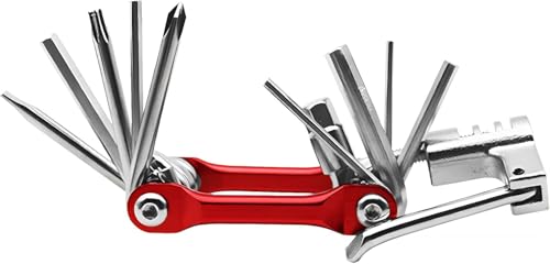 Portable Bike Repair Kit -Bicycle Tool Set with Multitool,120 PSI Mini Pump, Tire Levers & Patches–Bike Maintenance Tools for BMX, Mountain & E-Bikes