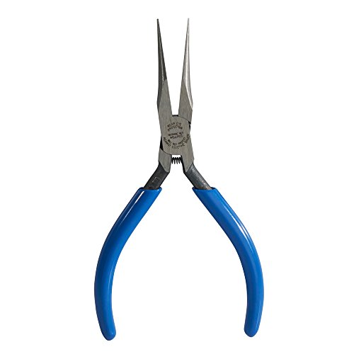 Klein Tools D335-51/2C Linemans Pliers, Needle Nose Side Cutters, Spring Loaded, 5-Inch, Extra Slim