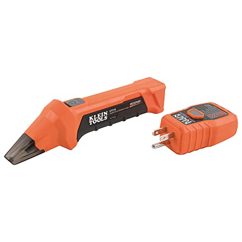 Klein Tools 80016 Circuit Breaker Finder Tool Kit with Accessories, GFCI Outlet Tester, 2-Piece Set, Includes Cat. No. ET310 and Cat. No. 69411 - size: 2-Piece Kit