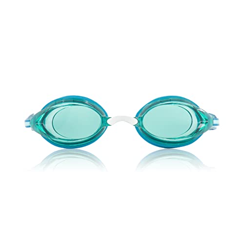 Speedo unisex-adult Swim Goggles Vanquisher - color: 2.0 Enamel Blue/Jade