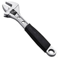 Jetech 12 Inch Adjustable Wrench with Softgrip Handle, Professional Shifter Spanner, Wide Caliber Opening, Chrome Vanadium Steel, Rust-Resistant Finish, Heavy-Duty - size: 12 Inch