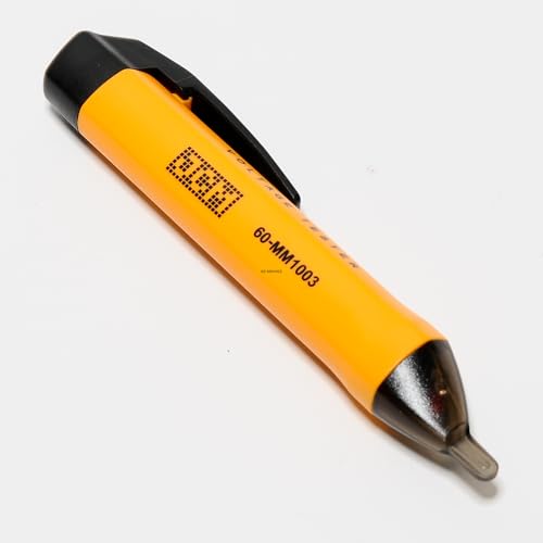 JCM Non-Contact Voltage Tester Pen, AC 50-1000V, LED Alarm, CAT II, IP54