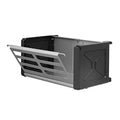 Rubbermaid FastTrack Rail Access Bin Garage Organization Bin for Sports Equipment/Gardening Supplies/Shed/Home/Garage/Item Storage - style: Storage Bin
