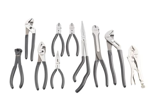 Blackout XP 10 Piece Pliers Set Tools with Zippered Carry Bag