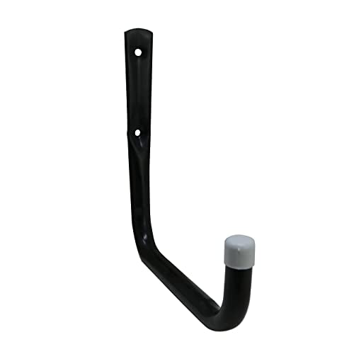 Shepherd Hardware 8090E Heavy Duty Steel Garage Storage/Large Utility Hooks, 4 Pack,Black - color: Black, size: 7.5"