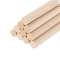 MECCANIXITY Wooden Dowel Rods,(7mm) 1/4 x 16 Inch Round Wooden Rod Unfinished Solid Wood Sticks Crafts Wand for Arts Decoration, Craft and DIY Projects Wand,Pack of 10 - size: (7mm)1/4 x 16 Inch