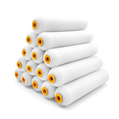 15 Pieces Paint Roller Cover, 6 inch Foam Roller Brushes - size: 6",15pcs