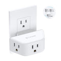 TROND Outlet Extender with 360 Rotating Plug for Bathroom Kitchen - color: White, size: 3AC-3 Prong (Rotating Plug), 1 Pack