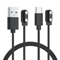 Vancle 2 Pack VeryFit Smartwatch Charger Cable, Magnetic USB Charging Cable for Veryfit Smart Watch ID205L, ID205U, IDW28, ID207, IDW13, IDW15, IDW19, ID208 Plus, ID208BT, ID206 and More