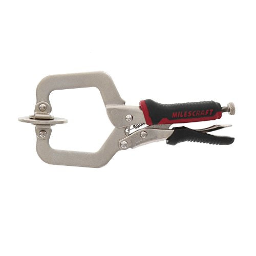 Milescraft Pocket Jig 200XCJ - Woodworking Tool Bundle with Double Barrel & Single Barrel Pocket Hole Jigs, 2" Face Clamp, Accessories