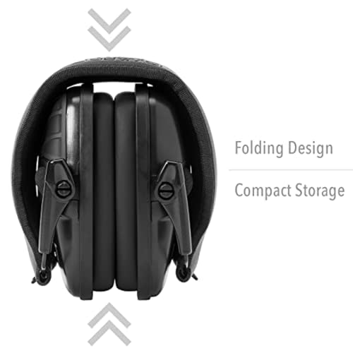 Howard Leight Impact Sport Electronic Earmuff, Med/Large, Black (R-02524) - color: Black, size: Medium-Large