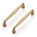 Ravinte Champagne Bronze Cabinet Handles Solid Handles,3-3/4 Inch,10 Pack - color: Champagne Bronze, size: 3-3/4 Inches Hole Center