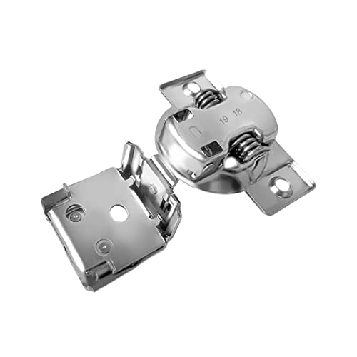 Berta (10 pcs) 1 1/4" Overlay Cabinet Door Hinges, 90 Degree Restricted Opening Angle Soft Closing Face Frame Hinges, 6-Ways 3-Cam Adjustment, Concealed Kitchen Cabinet Door Hinges with Screws - size: 1 1/4" Overlay