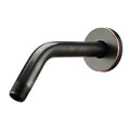 Purelux Shower Arm 8 Inches Universal Replacement Made of Stainless Steel, Oil Rubbed Bronze Finish Flange Included - color: Oil Rubbed Bronze, size: 8 Inches