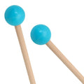 Luomorgo Steel Tongue Drum Mallets, Teal, 1 Pair Percussion Mallet - color: Teal