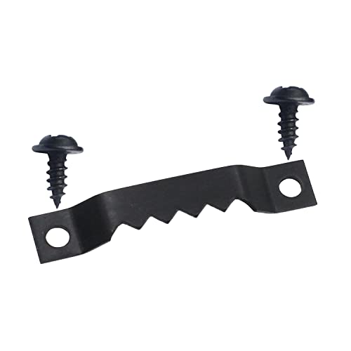 Sawtooth Picture Hangers, 50 pcs Small Picture Hanging Hook, Black Picture Hangers with Screws Picture Hang Solutions, Picture Hanging Hardware for Paintings, Photos Frame, Artwork, Home Decor, Clock - size: Black 50 pcs
