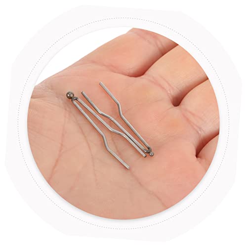 Uonlytech 9 pcs Pyrography Tips Wood Burning Tool Tips Replacement Nibs for High Impedance Pyrography Machine Fine Nibs for Wood Burning Diy Craft Accessories