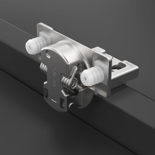 Chibery 4 Pack 1/2" Overlay 3D Soft Close Concealed Kitchen Cabinet Hinge for Face Frame Door, Pre-Assembled Easy-on Dowels, Self Closing Hidden Satin Nickel, 105° Open Concealed Stainless Steel - size: 1/2 inch Overlay