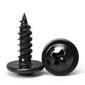 Black Wood Screws，#8×5/8 inch 350Pcs Black Truss Head Wood Cabinet Screws - color: Black, size: #8×5/8"