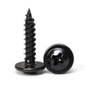 Black Wood Screws, #8×3/4 inch 300Pcs Black Truss Head Wood Cabinet Screws - color: Black, size: #8 x 3/4"