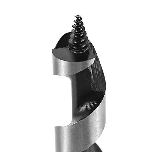 QWORK Auger Drill Bit for Wood, 5/8 Inch Diameter x 12 Inch Length, 3/8-Inch Hex Shank, Long Drill Bits - size: 5/8 x 12 inch