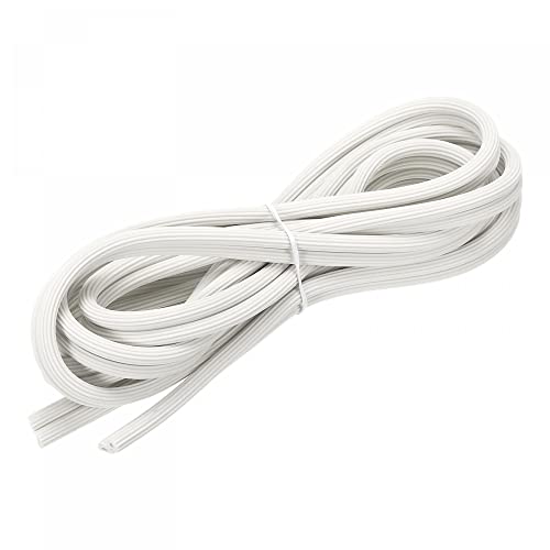 uxcell Screen Spline, 5M/16.4Ft Silicone Sealing Strip Window Screen Retainer, 6.5mm OD White - size: 6.5mm x 5M