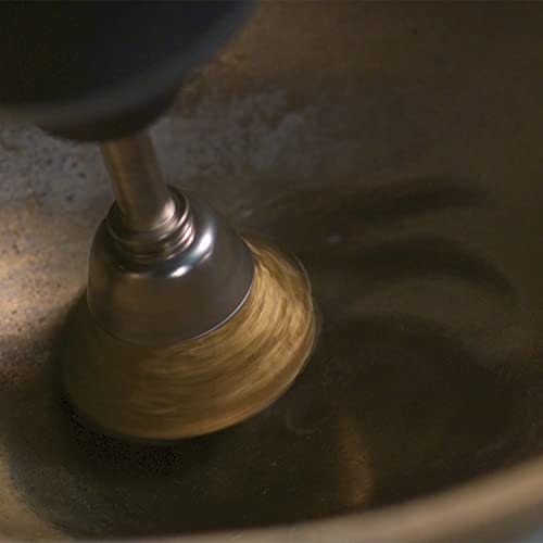 Dremel 536-02 Brass Brushes (2 Pack), 1/2" Diameter - size: 2-Piece, style: Brass Brush